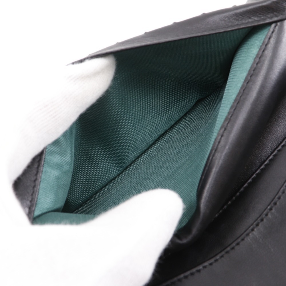 CHANEL Authentic Black Lambskin Leather Wallet - Picture 11 of 16